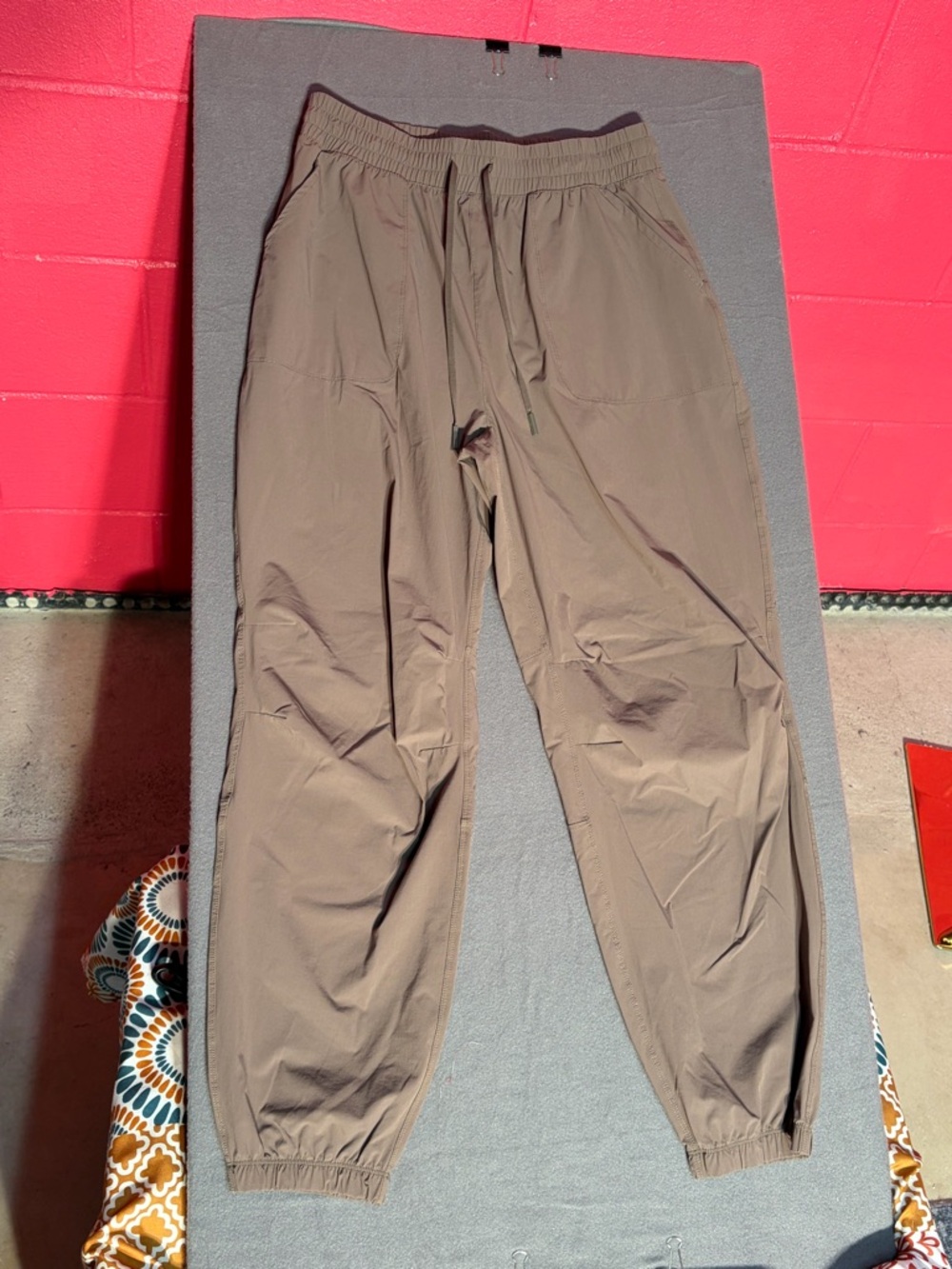 nuuds Jogger Pants Bundle Size M Dusty Blue Taupe Brown Athleisure - Picture 2 of 5